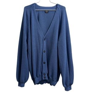 Alpaca Golf Cardigan "Retro Pro" Professional Cardigan Size XL